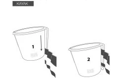 AQUAGLIDE AQUAGLIDE CUPHOLDER (BASE INCLUSE) -Water Sport Gear Shop aquaglide aquaglide cupholder base incluse 2