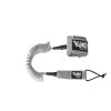OCEAN LINEAGE OCEAN LINEAGE / VAMO 10' COILED LEASH GOCEAN LINEAGE / LAISSE À BOUDIN VAMO 10' (GRIS)RAY